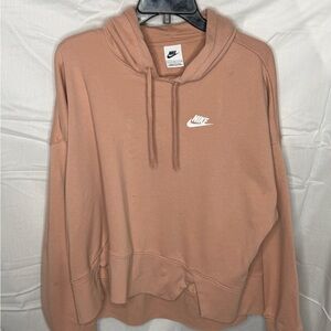 Nike hoodie-dusty pink.